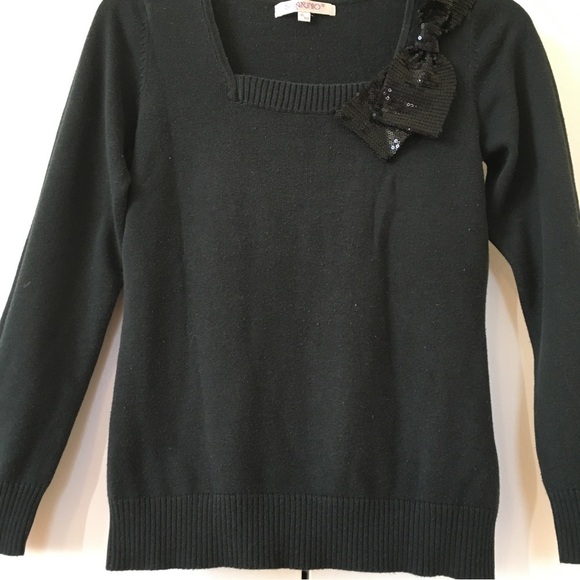 Vintage 90's Black Square Neck Sweater - Picture 11 of 15